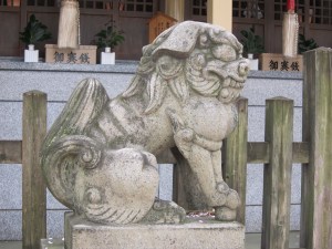 Shrine guardian. Handsome devil isn't he.