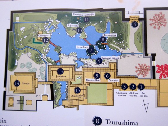 Diagram of the garden